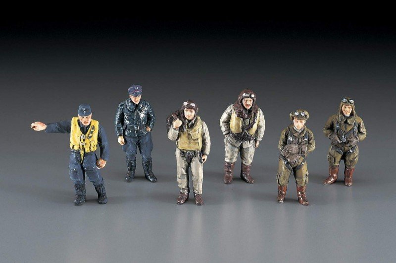 Hasegawa X48-7 WW2 PILOT FIGURE SET 1/48