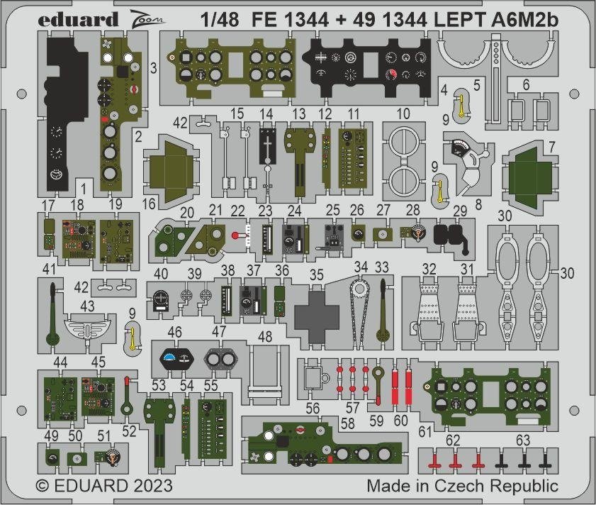 Eduard FE1344 A6M2b ACADEMY 1/48