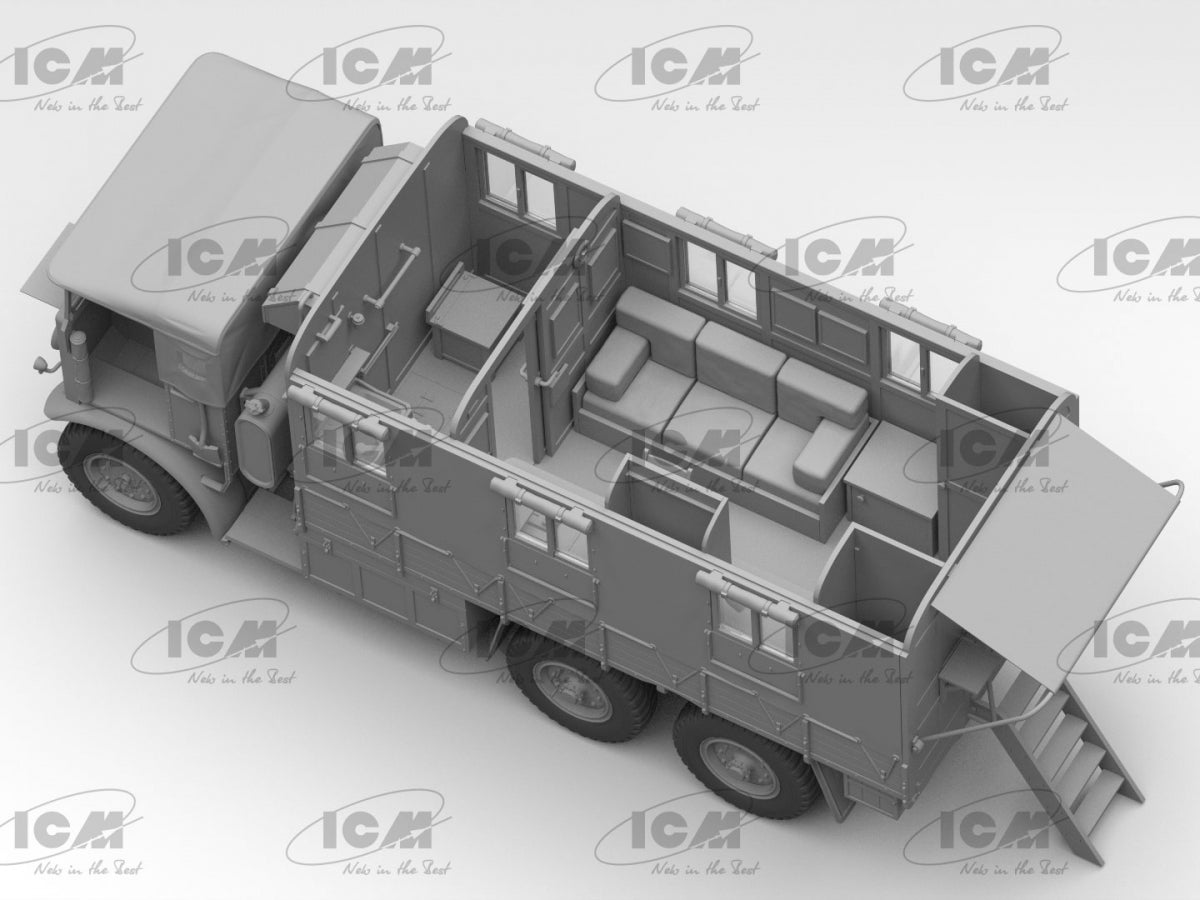 ICM 35603 Monty&amp;#39;s Office Caravan 1/35 – Bild 7