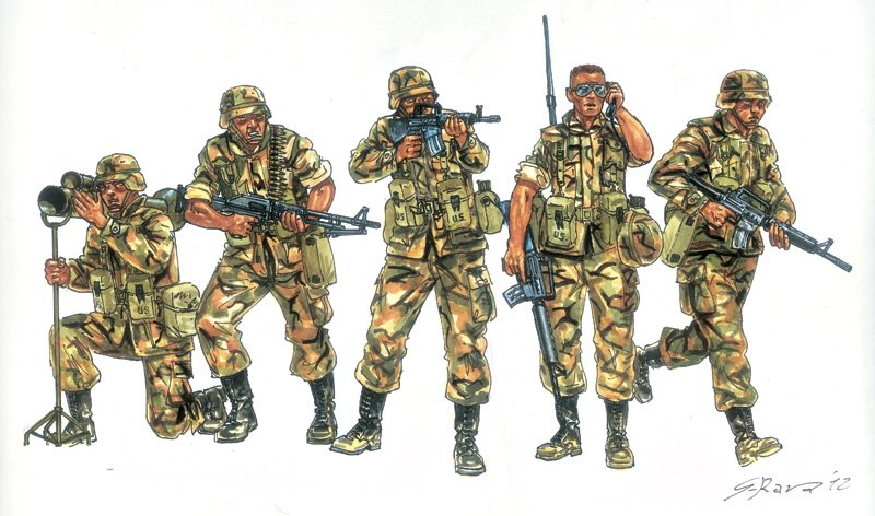 Italeri 6168 U.S. Infantry 90s 1/72
