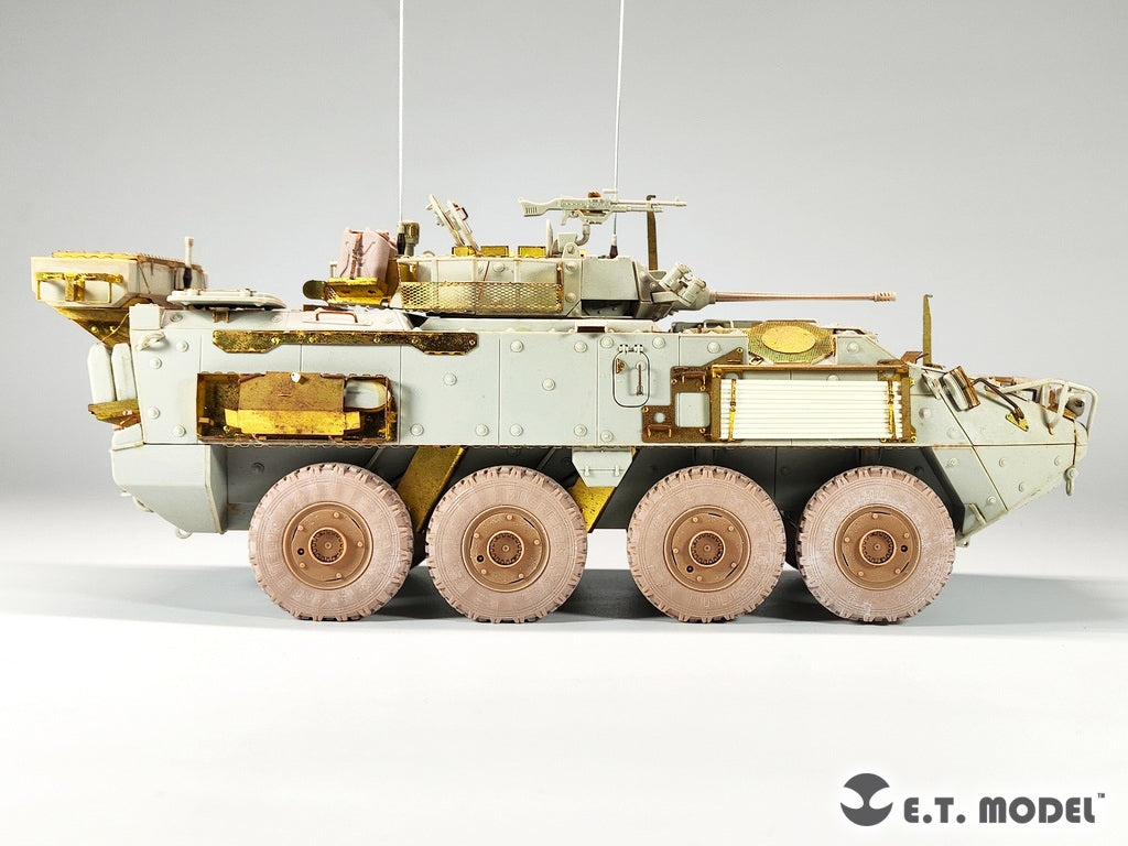E.T. Model P35-155 U.S.Army Stryker Armored Vehicle Sagged Wheels For TRUMPETER Kit 1/35 – immagine 9