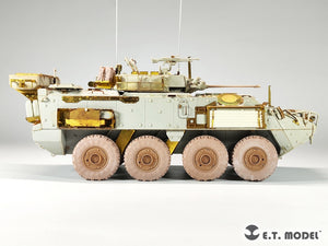 E.T. Model P35-155 U.S.Army Stryker Armored Vehicle Sagged Wheels For TRUMPETER Kit 1/35 – immagine 9
