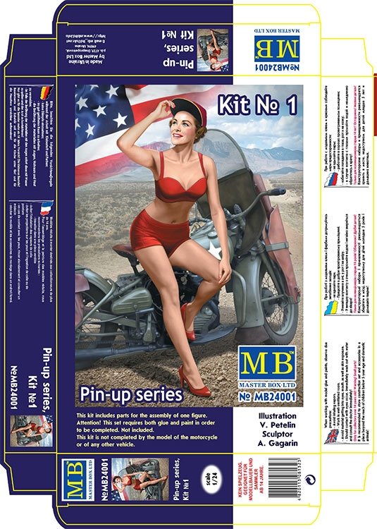 Master Box 24001 Marylin Pin-up series, Kit No. 1. 1/24 – imagen 3