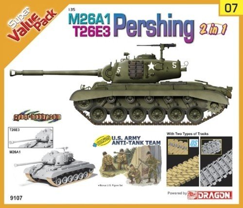 Cyber-Hobby 9107 M26A1/T26E3 Pershing (2 en 1) (1/35)