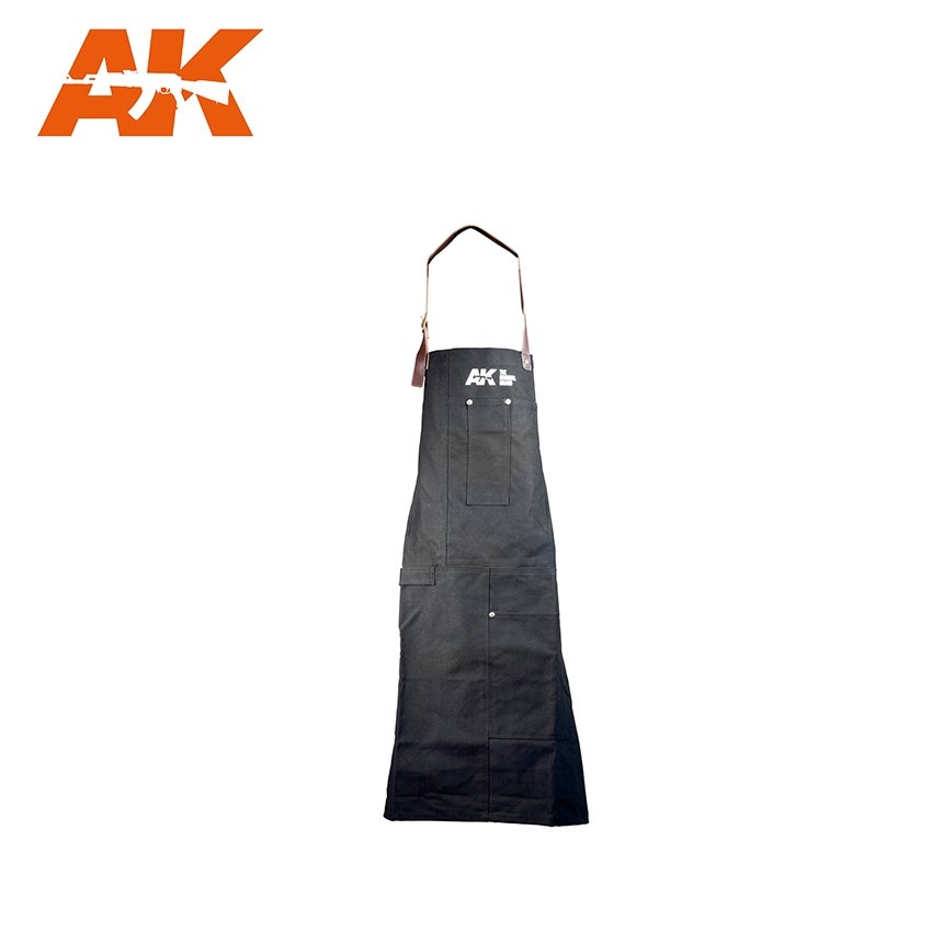 AK Interactive AK9200 OFFICIAL APRON BLACK / Fartuch modelarski – imagen 3