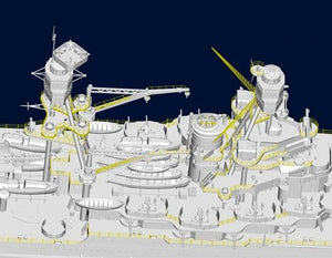 Trumpeter 03701 USS Arizona BB-39 1/200 – imagen 5