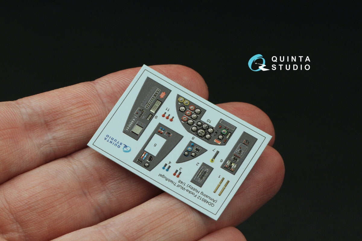 Quinta Studio QD48512 FW Triebflugel 3D-Printed coloured Interior on decal paper (Amusing hobby) 1/48 – zdjęcie 5