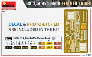 MiniArt 38056 US 1,5t 4×4 G506 FLATBED TRUCK 1/35 – imagen 2