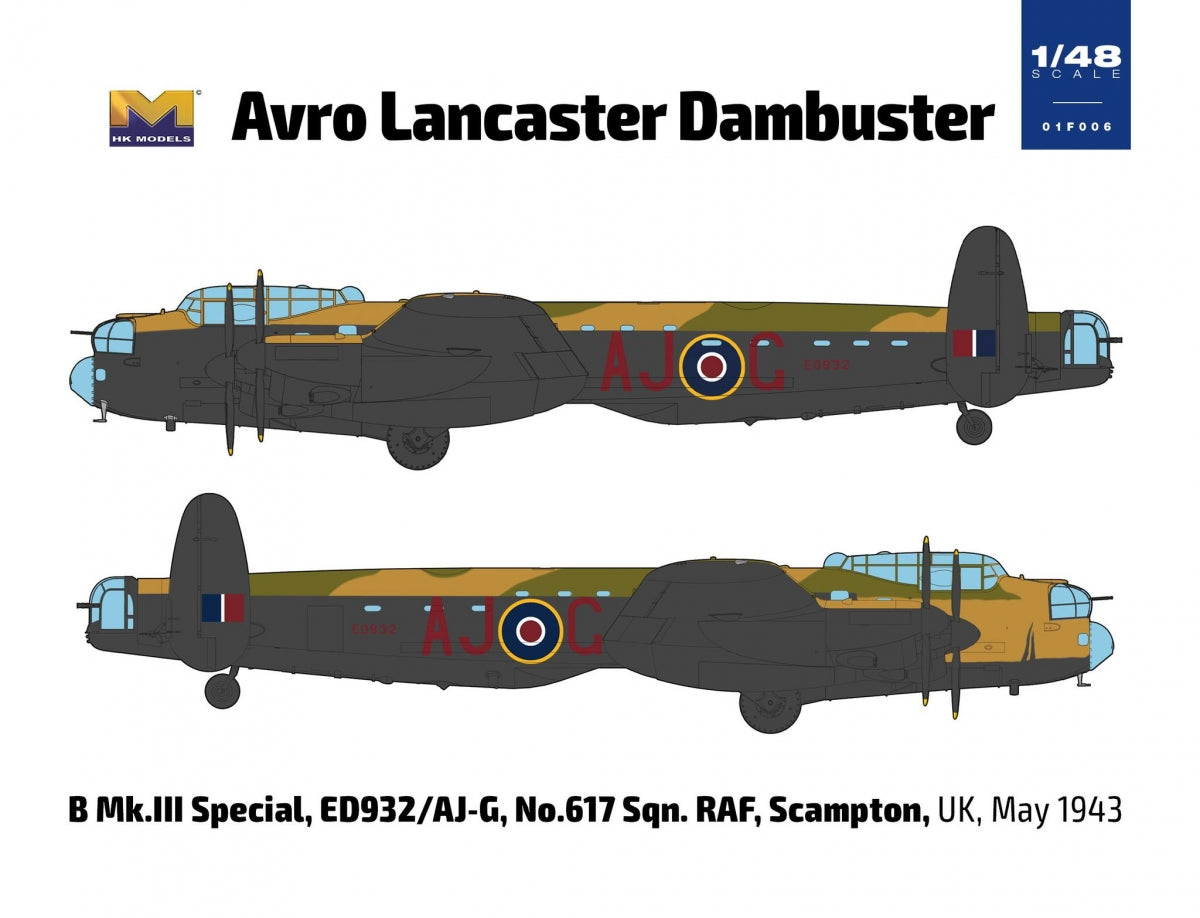 HK Models 01F006 Avro Lancaster &amp;quot;Dambuster&amp;quot; 1/48 – imagen 4