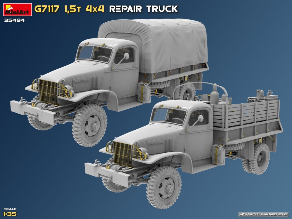 MiniArt 35494 G7117 1,5T 4x4 Repair Truck 1/35 – immagine 39