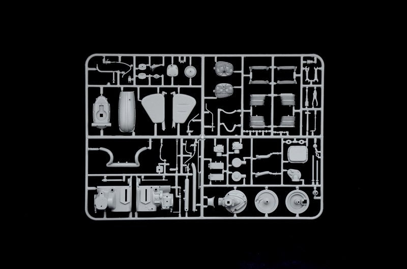 Italeri 7406 ZUNDAPP KS 750 with Sidecar 1/9 – immagine 17