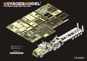 Voyager Model PE35951 Modern US Army M911 C-HET &amp;amp;M747 Heavy Equipment Semi-Trailer For MENG SS-013 1/35