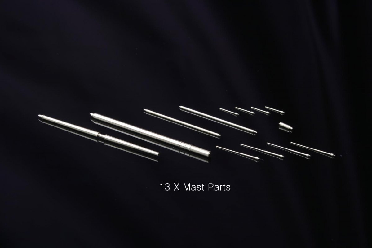 MK1 Design MS-20007 USS IOWA MAST DETAIL-UP SET 1/200 – imagen 3