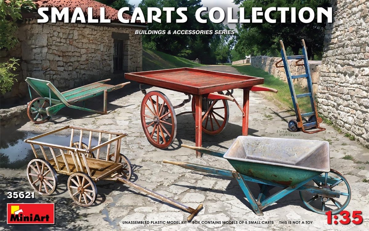 Miniart 35621 Small Carts Collection 1/35