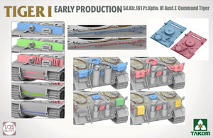 Takom 2195 TIGER I EARLY-PRODUCTION Sd.Kfz.181 Pz.Kpfw.VI Ausf.E Command Tiger 1/35 – imagen 4