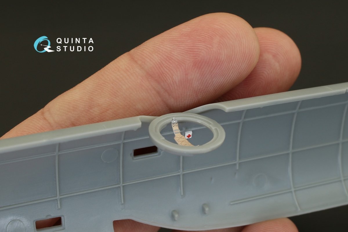 Quinta Studio QD48100 IL-4 3D-Printed &amp;amp; coloured Interior on decal paper (for Xuntong kit) 1/48 – immagine 7