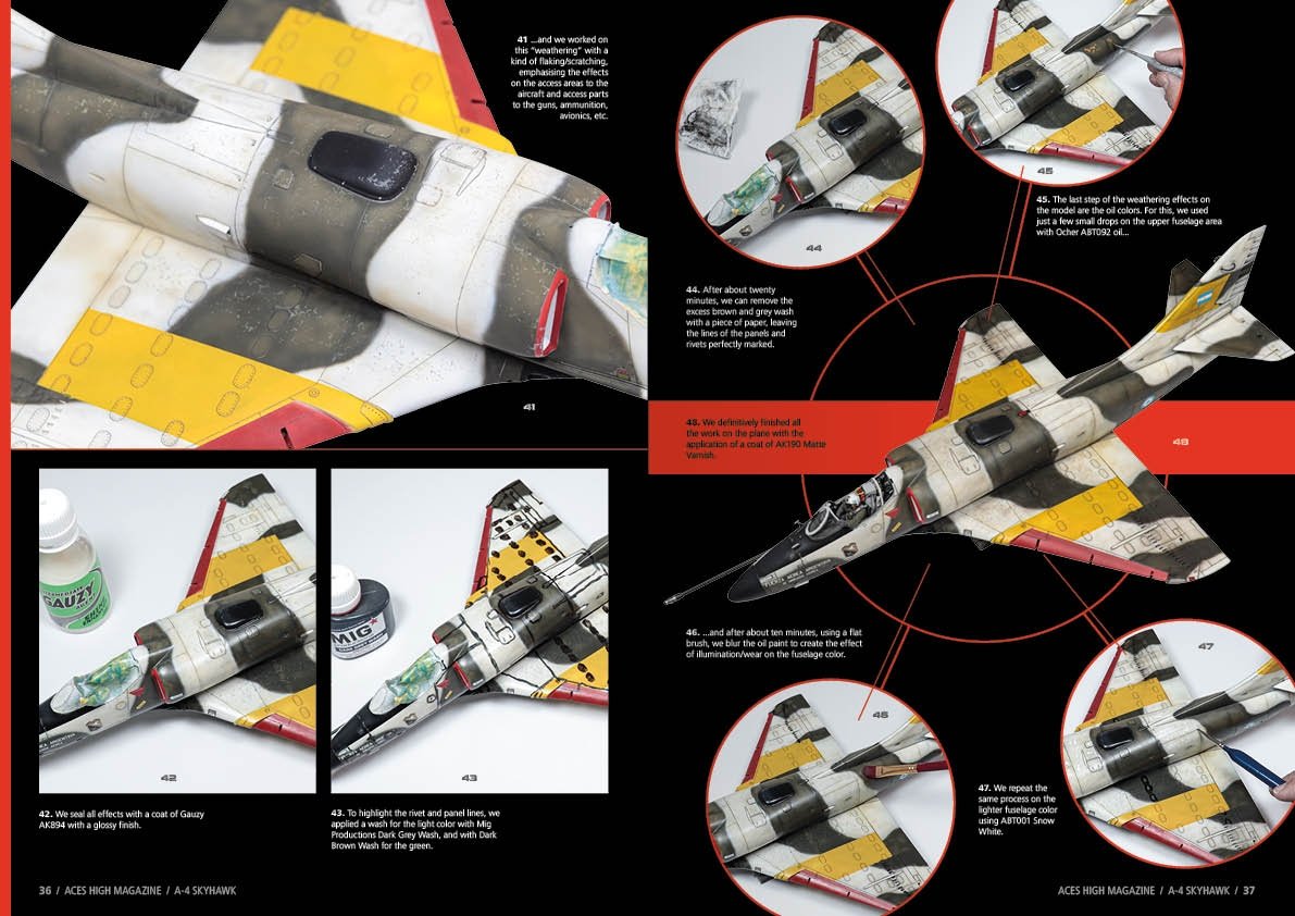 AK-Interactive AK2939 ACES HIGH MONOGRAPHIC SERIES: SKYHAWK (English / Spanish) – immagine 3