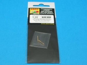 Aber A48 006 Set of 2 barrels for German 13mm aircraft machine guns MG 131 (middle type) 1/48 – immagine 4