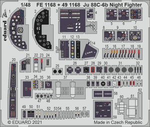 Eduard BIG49288 Ju 88C-6b Night Fighter ICM 1/48 – imagen 4