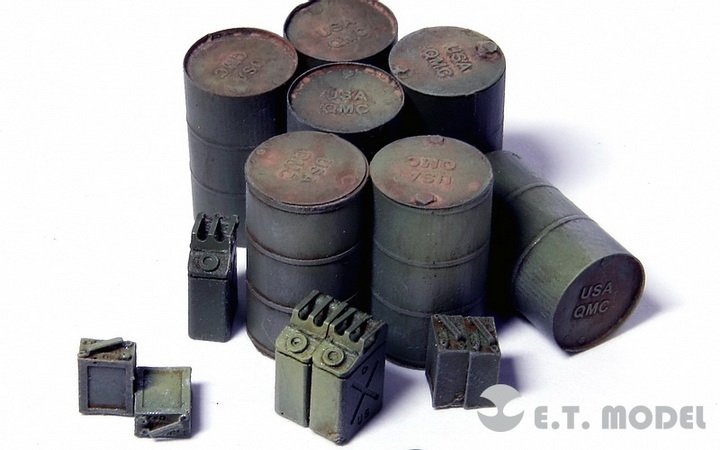 E.T. Model ETJ72-012 WWII Allied Oil Drum – imagen 2