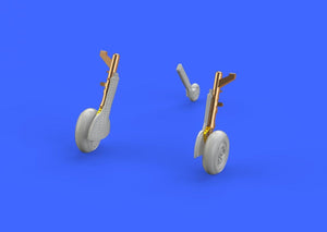 Eduard 672137 Spitfire Mk. IX legs BRONZE w/ 4 spoke wheels, smooth tire EDUARD 1/72 – imagen 3