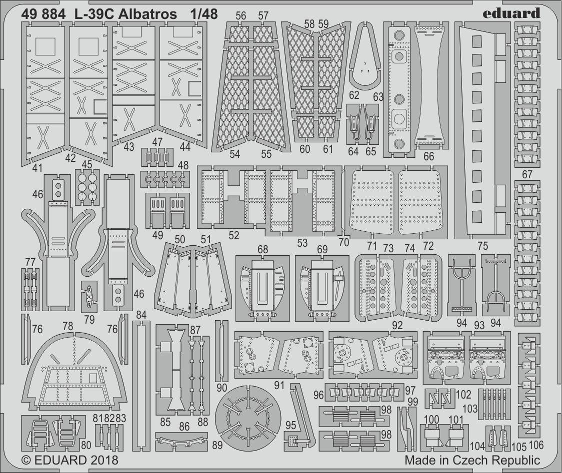 Eduard 49884 L-39C Albatros TRUMPETER 1/48 – immagine 2