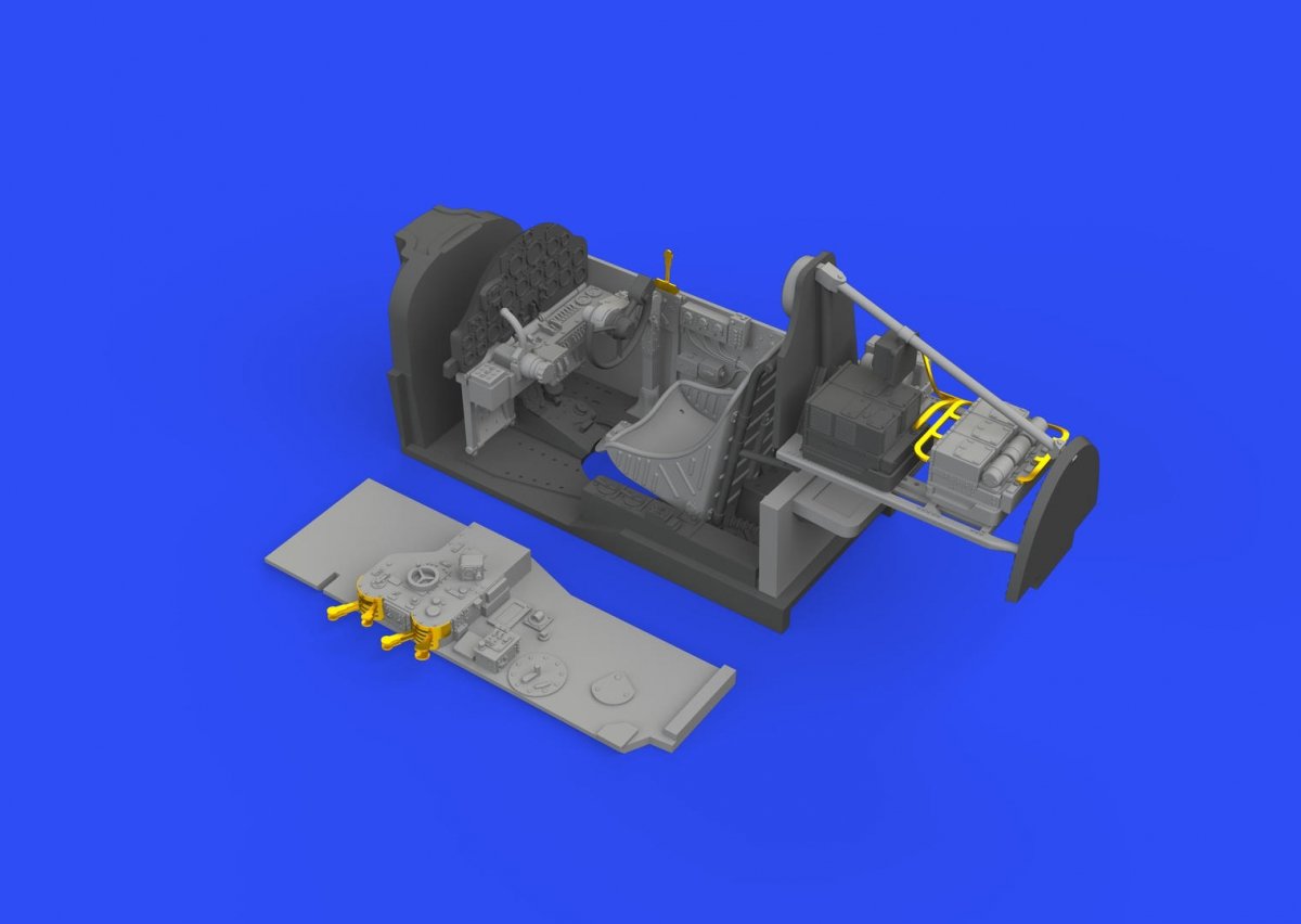 Eduard 648544 P-38F cockpit 1/48 TAMIYA – zdjęcie 2
