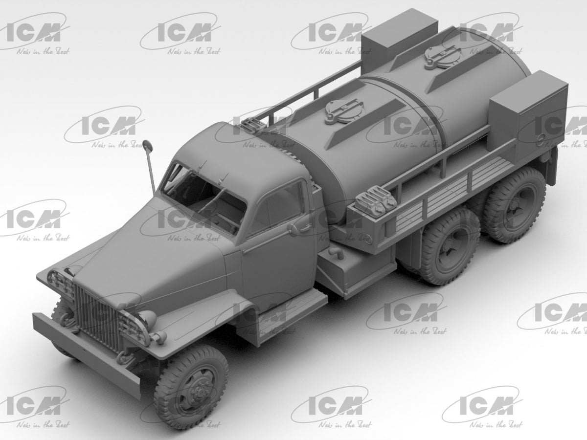 ICM 35492 Studebaker US6-U5 WWII US Gasoline Tank Truk 1/35 – zdjęcie 3