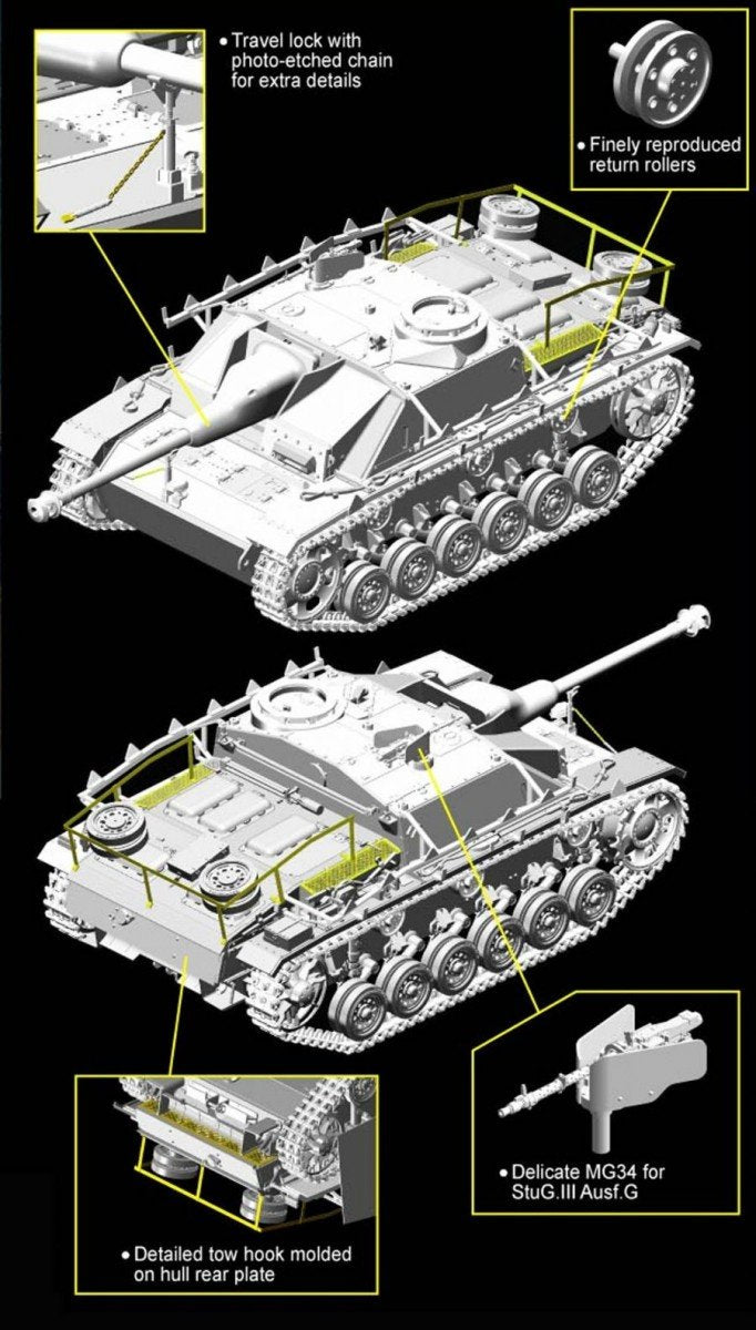 Dragon 6593 StuG.III Ausf.G Late Production Dec.1944 1/35 – imagen 2