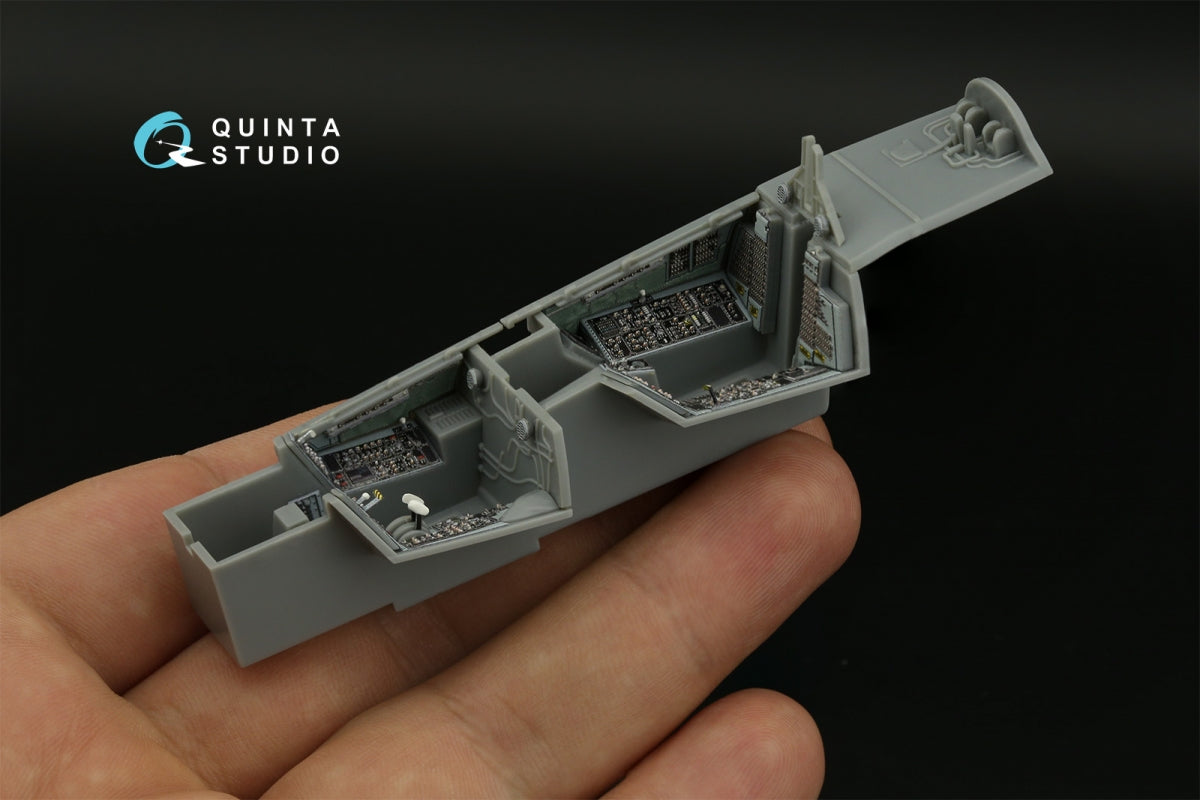 Quinta Studio QD48395 F-14A 3D-Printed &amp;amp; coloured Interior on decal paper (Hobby Boss) 1/48 – immagine 9