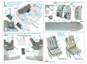 Quinta Studio QD48381 Mi-17 3D-Printed &amp;amp; coloured Interior on decal paper (AMK) 1/48 – imagen 2
