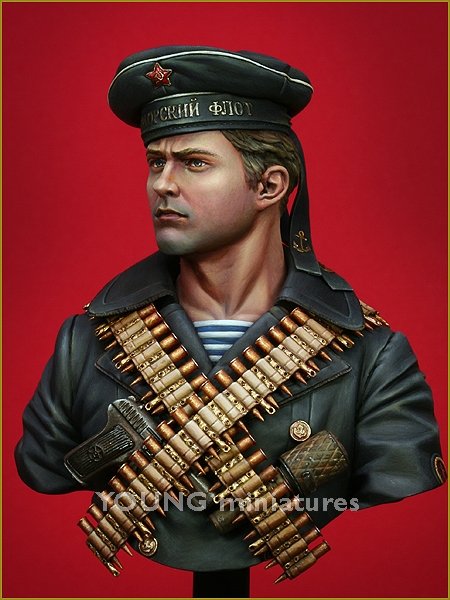 Young Miniatures YM1821 The Black Devil The Soviet Naval Infantry in the WW2 1/10 – imagen 3