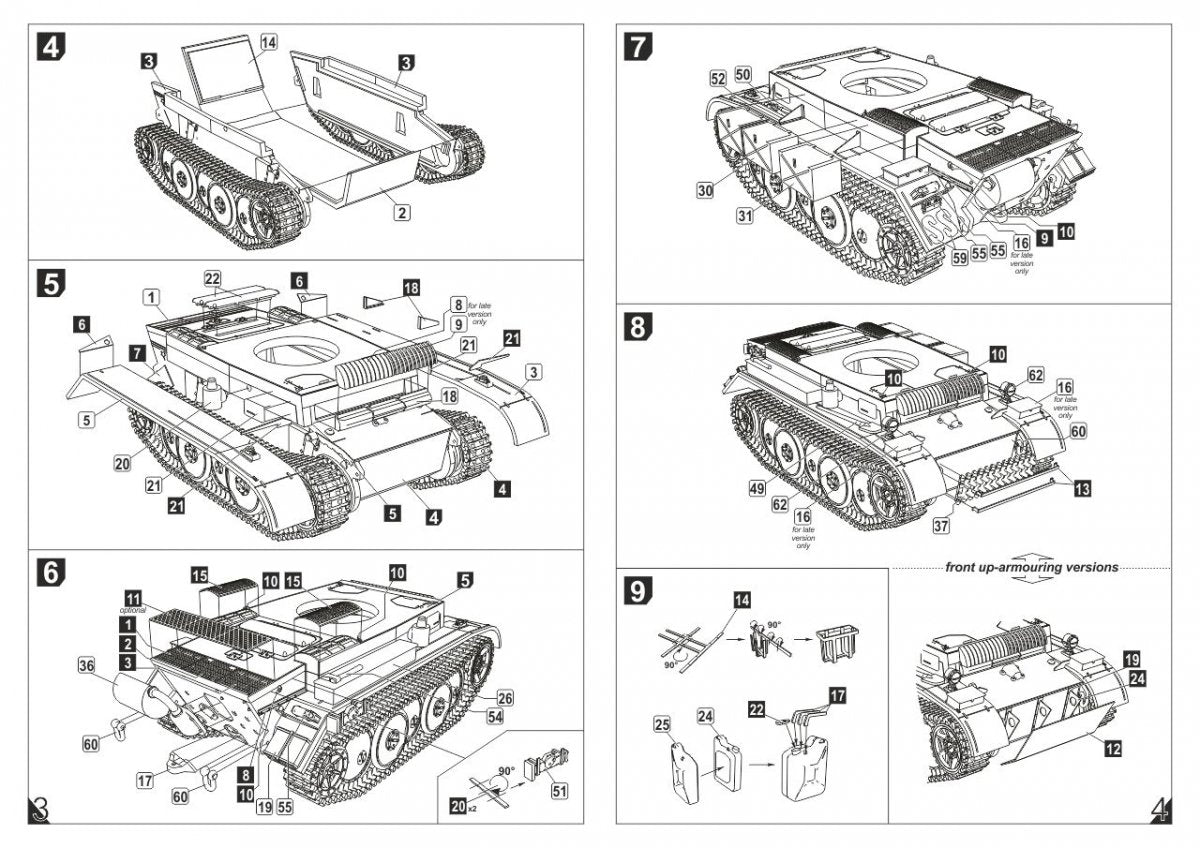 Armory Models 72203 Pz.Kpfw.II Ausf.L Luchs, German WWII Light Recon Tank 1/72 – imagen 7