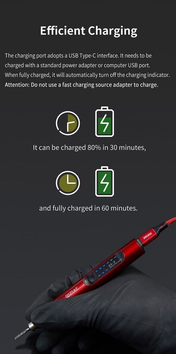 DSPIAE ES-P Portable Electric Sharpening Pen / Elektryczny zestaw do grawerowania – imagen 3