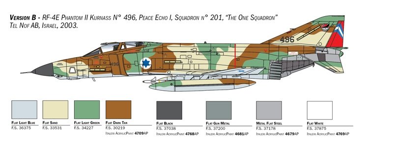 Italeri 2818 RF-4E Phantom II 1/48 – image 5
