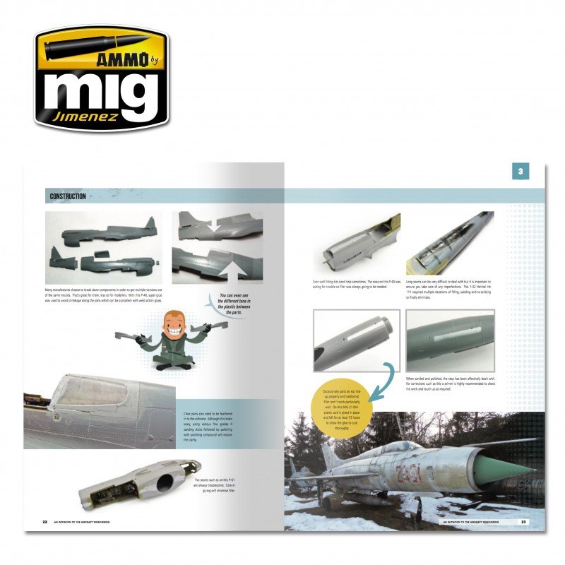 AMMO of Mig Jimenez 6030 MODELLING SCHOOL: AN INITIATION TO AIRCRAFT WEATHERING (English) – imagen 3