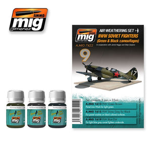 AMMO of Mig Jimenez 7422 WW II SOVIET AIRPLANES (Green &amp;amp; Black camouflages)