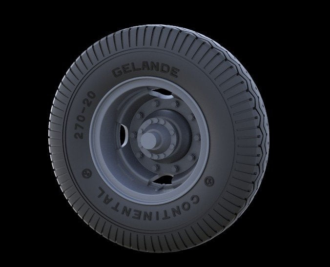 Panzer Art RE35-247 Road wheels for Bussing-Nag 4500 (late pattern) 1/35 – imagen 3
