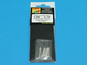 Aber 350L-19 Set of 9 pcs 203 mm barrels for New Orleans type 1/350 – imagen 3