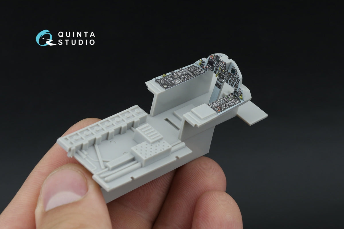 Quinta Studio QDS-48598 F-15C Late/F-15J Late 3D-Printed &amp;amp; coloured Interior on decal paper (Hasegawa) (Small version) 1/48 – imagen 5