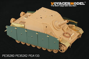 Voyager Model PEA133 WWII German Sturmpanzer IV Brummbar Early Version Side Skirts (For Tristar 35038) 1/35 – Bild 2