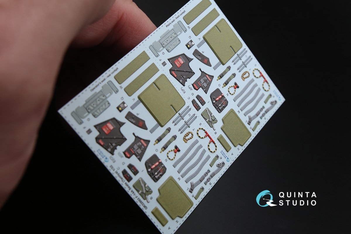 Quinta Studio QR32003 GRU-7A ejection seats for F-14A (2pcs) (for Tamiya kit) 1/32 – imagen 2