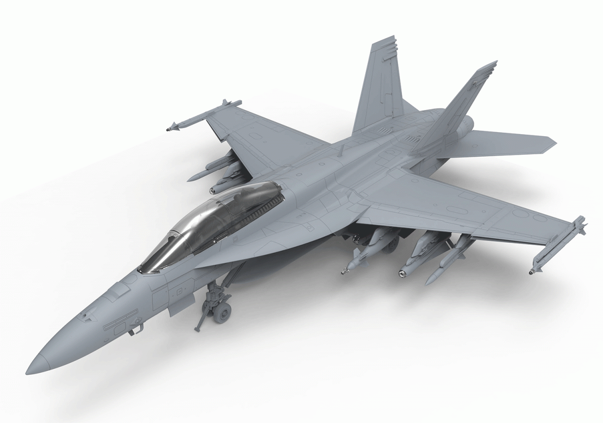 Meng Model LS-013 Boeing F/A-18E Super Hornet 1/48 – Bild 3