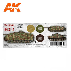 AK Interactive AK11664 3G GERMAN STANDARD COLORS 1943-1945 3x17 ml – imagen 2