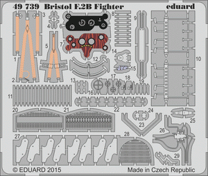 Maquette Eduard 49739 Bristol F.2B Fighter au 1/48 Revell