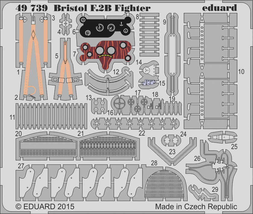 Maquette Eduard 49739 Bristol F.2B Fighter au 1/48 Revell