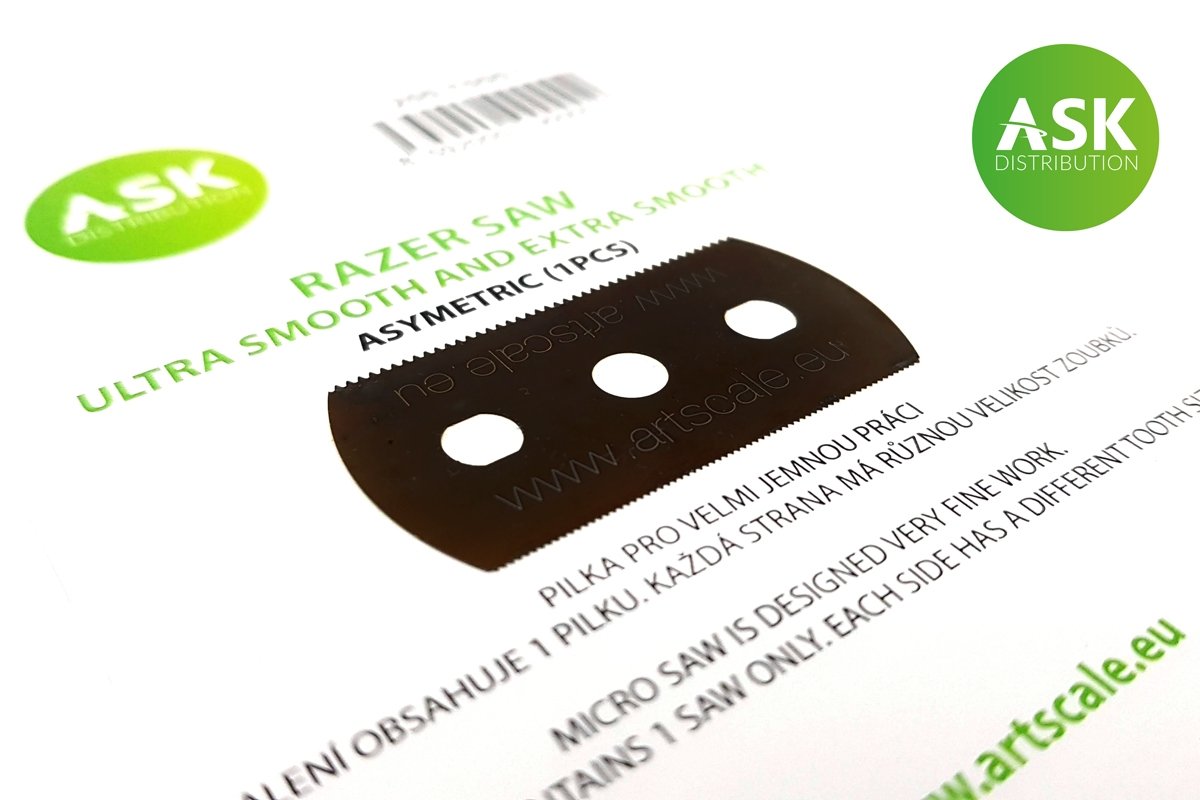 ASK T0003 Razor Saw: ultra and extra smooth asymetric (3 pcs) 70/43 teeth