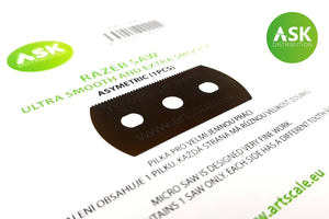 ASK T0003 Razor Saw: ultra and extra smooth asymetric (3 pcs) 70/43 teeth