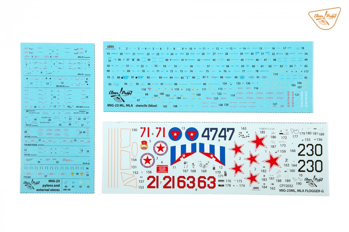 Clear Prop! CP72032 MiG-23ML/MLA Flogger-G ADVANCED KIT 1/72 – Bild 9