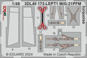 Eduard 3DL48173 MiG-21PFM turquoise SPACE EDUARD 1/48 – imagen 3